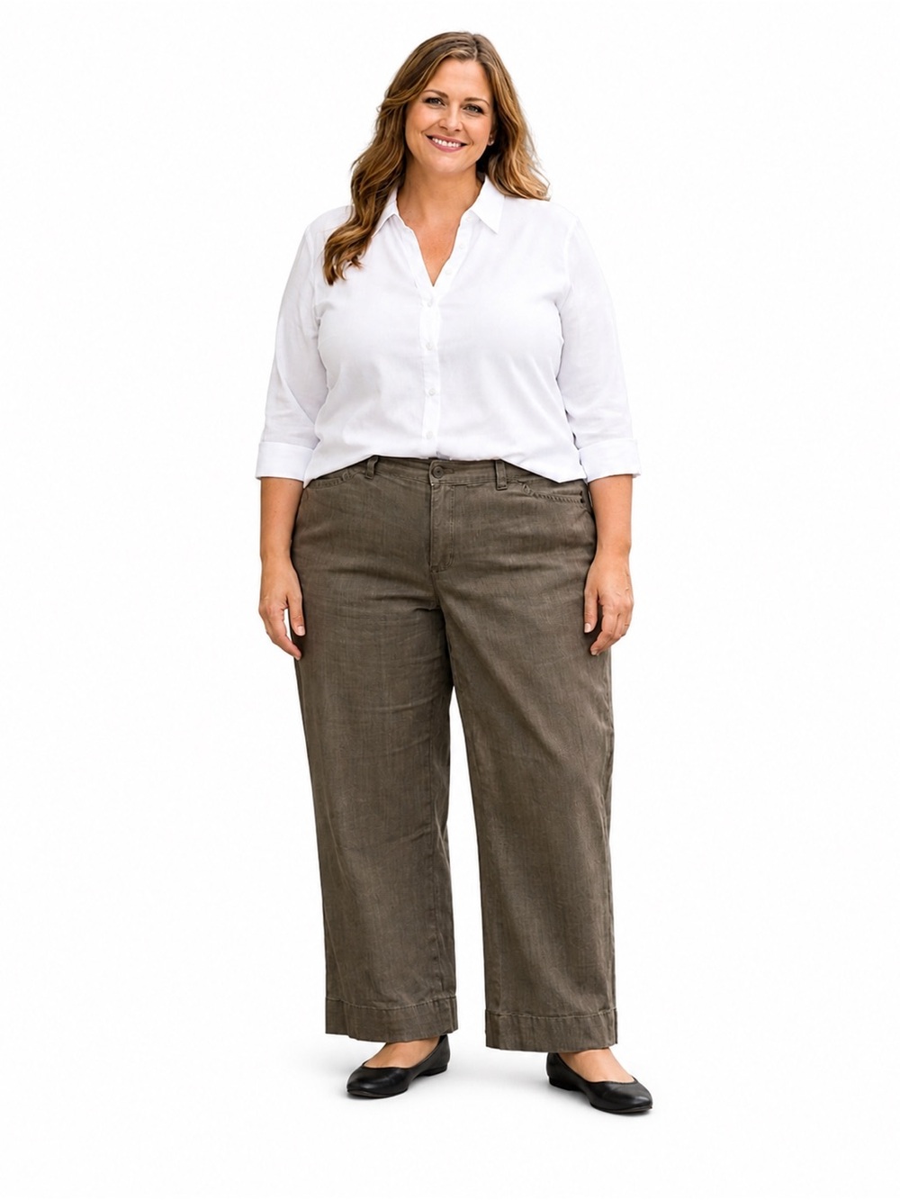 Lee women’s comfort wasteband Tan pants
